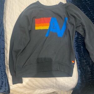 Size xs Aviator Nation dark grey / blue sweatshirt. Great condition.